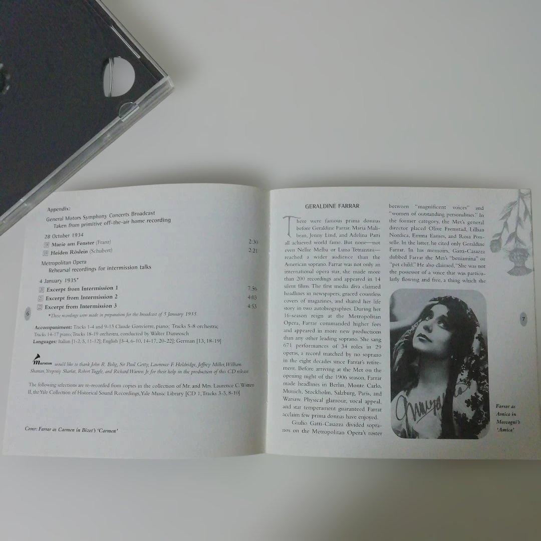 ジェラルディン・ファーラー　Geraldine farrar 1904-32
