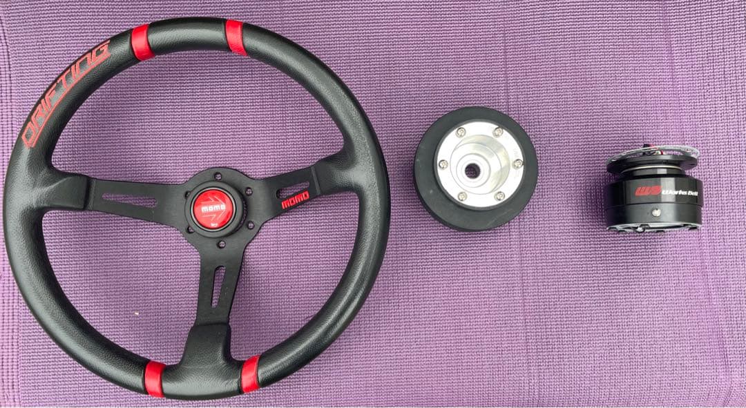 MOMOステアリング ワークベルラフィックス2 ショートボス540S セット