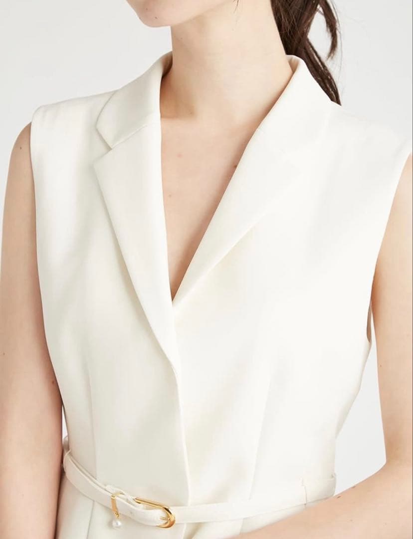 CELFORD セルフォード　ペプラムショートジレ　BLK36