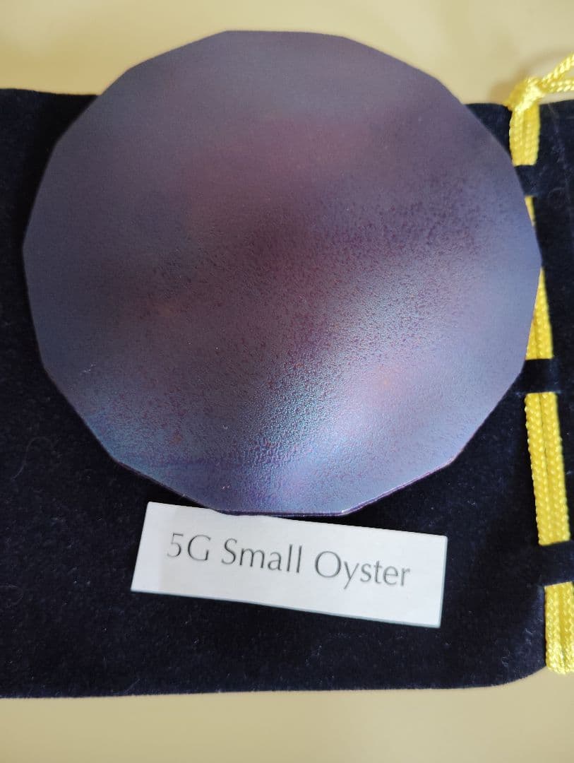 ニコラテスラ 5G チタン オイスタープレート小 電磁波 量子力学 イヤシロチ