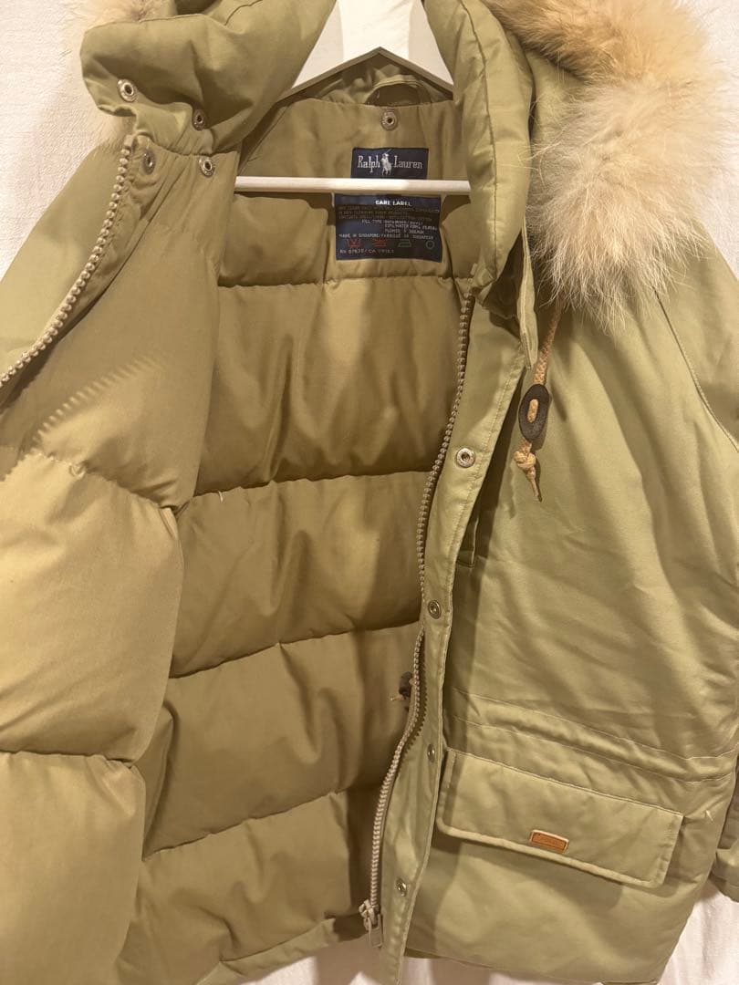 Ralph Lauren モッズコートダウンジャケット　フード取り外し可能　M