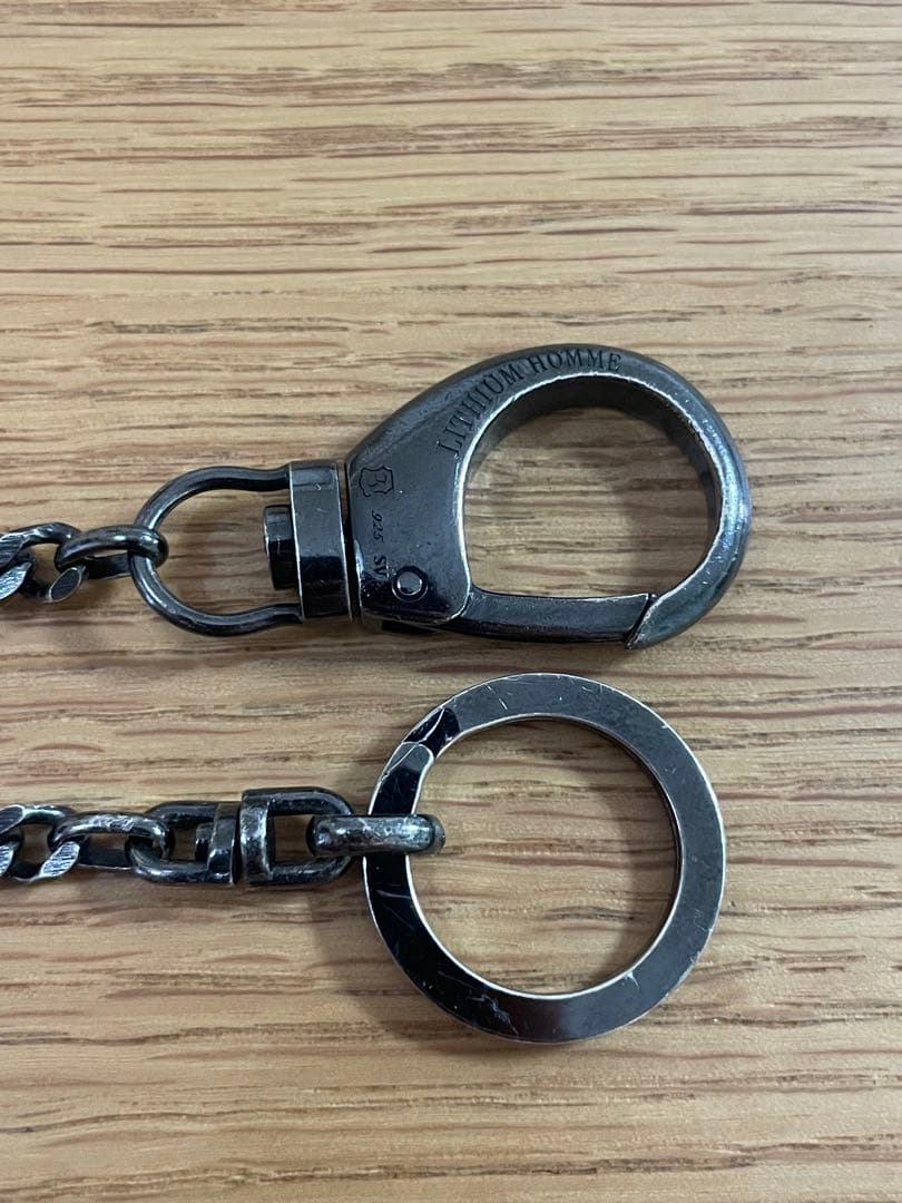 イデアリズムサウンド リチウムオム 財布 ウォレットチェーン シルバー925