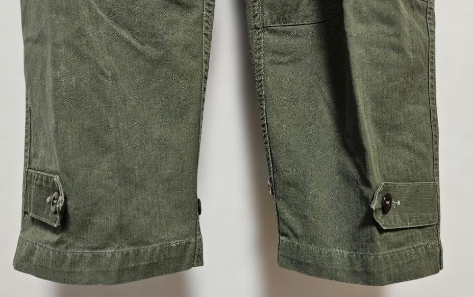 【実物】フランス軍 M47 後期 23サイズ ヘリンボーンツイル ビンテージ