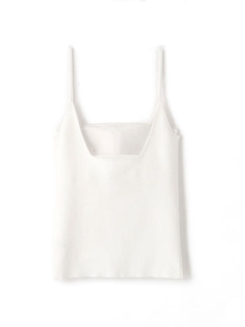 mmmi⭐︎新品未使用エトレトウキョウ　バンドゥセットニットキャミソール白