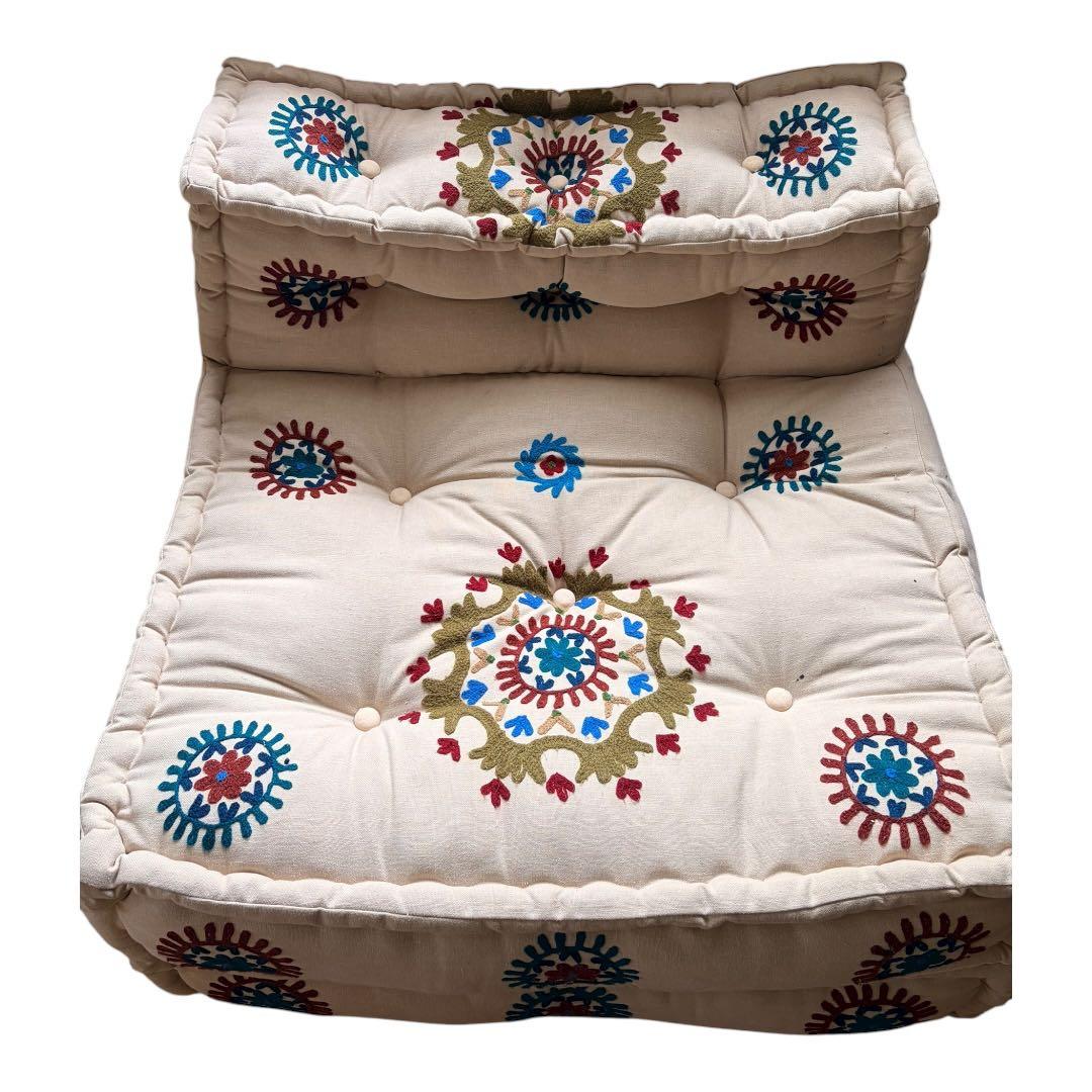 Y*様 【美品】アデペシュ ブロックマルチソファ 2人掛けコンプリート品