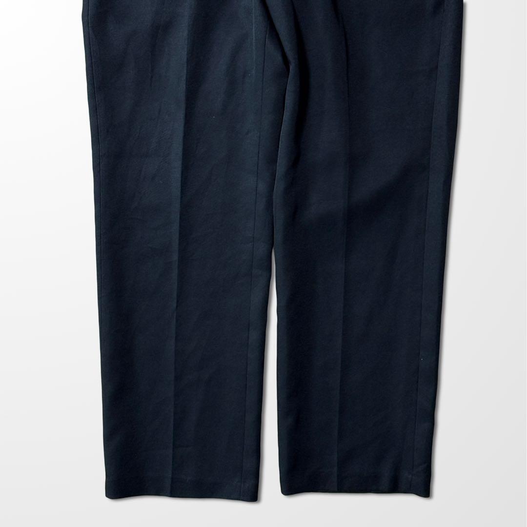 リーバイス アクションスラックス 黒 スラックス　ブラック　古着　スタプレ　ポリ