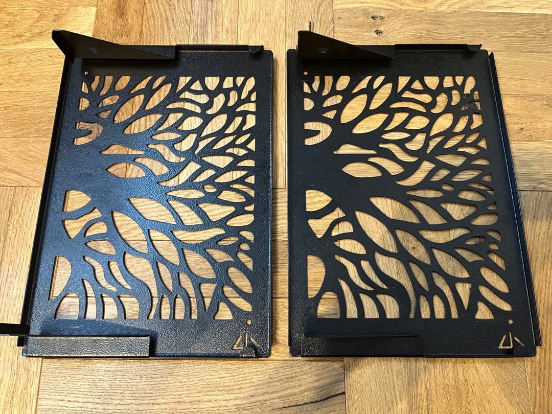 BLACK DESIGN ブラックデザイン ハレテーブル ツリー柄 2枚セット