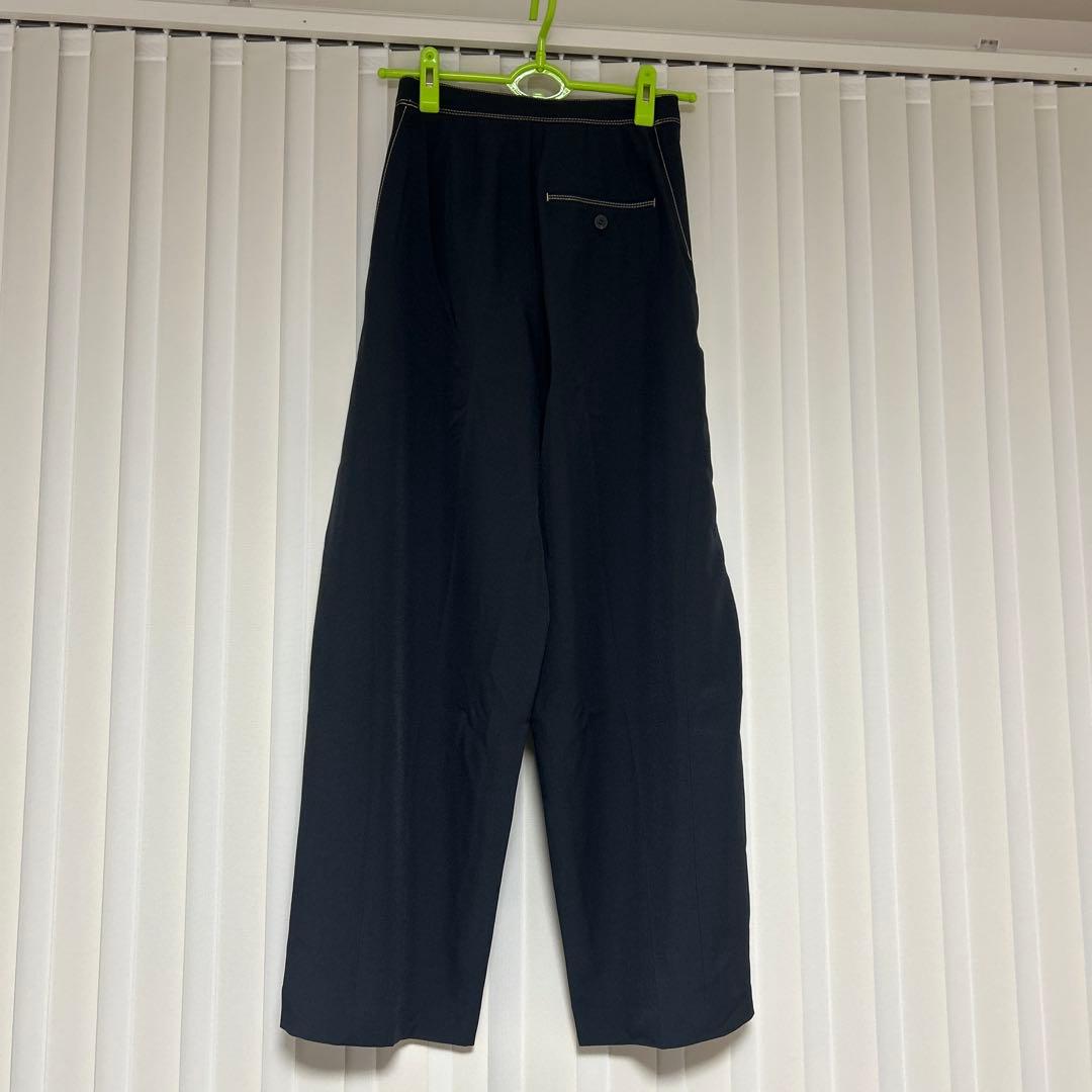 スタイルミキサー　ステッチラインラップパンツ　ネイビーSサイズ