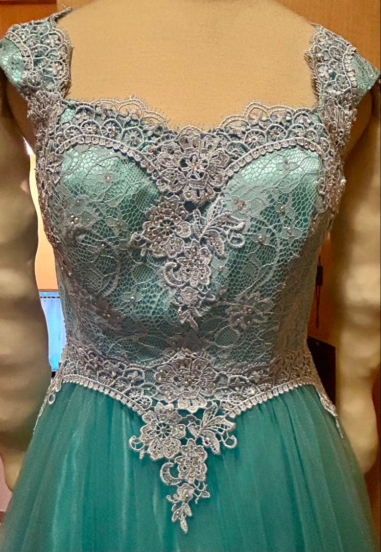 FUTABA YOKO PRODUCE ロングドレス パーティー 水色