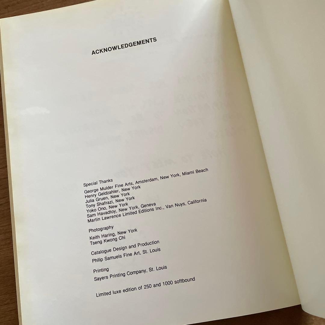 KEITH HARING キースヘリング限定版アートブック1990