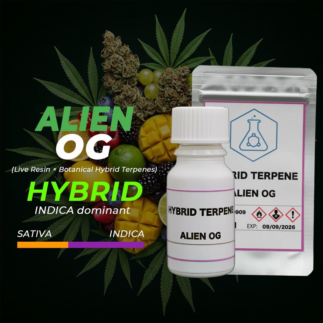 ハイブリッドテルペン Alien OG 10ml（大麻由来×植物由来）