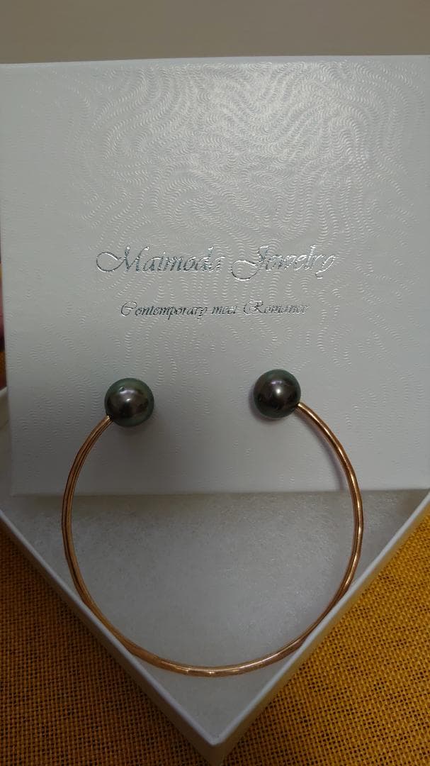 タヒチアンパール　バングル　Maimoda Jewelry