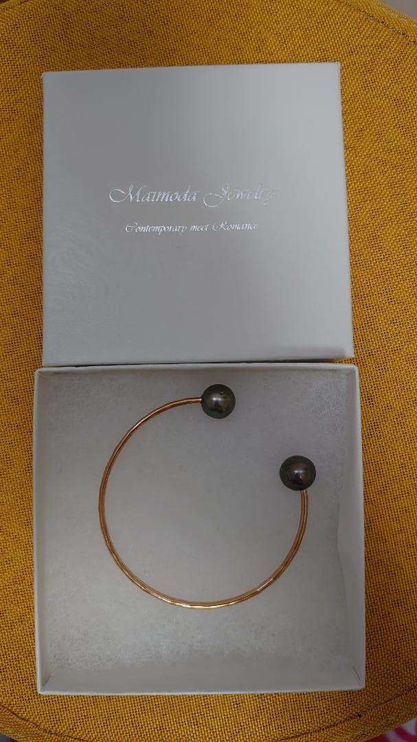 タヒチアンパール　バングル　Maimoda Jewelry