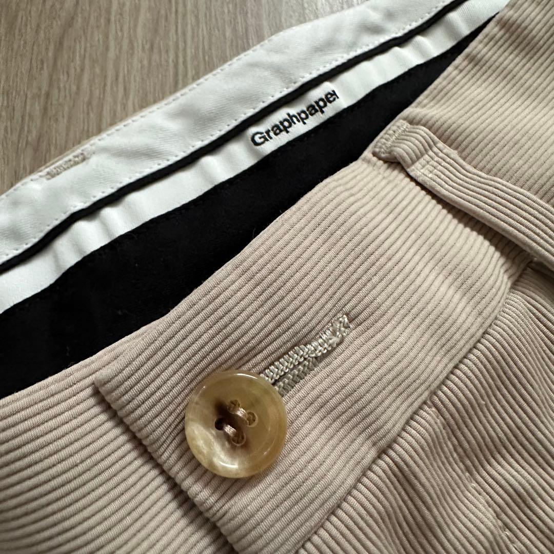 【Graphpaper】SAMPLE品 細畝SPRING CORDUROY PT