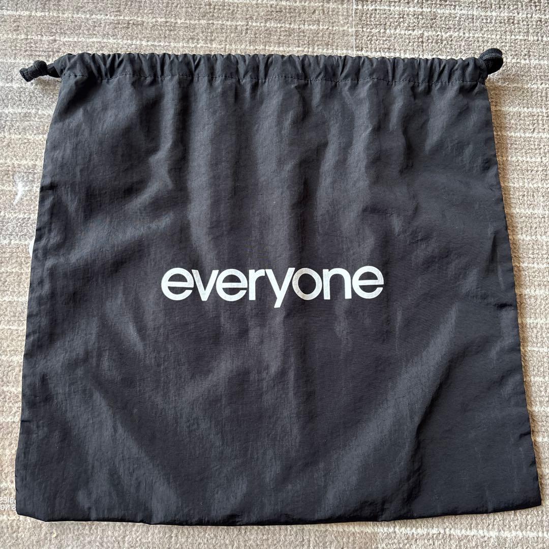 バッグ everyone nylon kinchaku pouch BLACK
