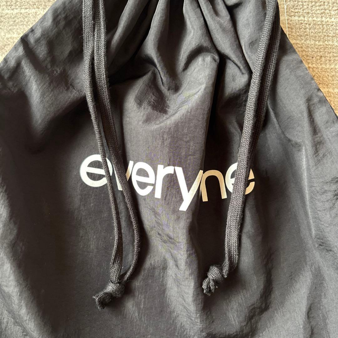 バッグ everyone nylon kinchaku pouch BLACK