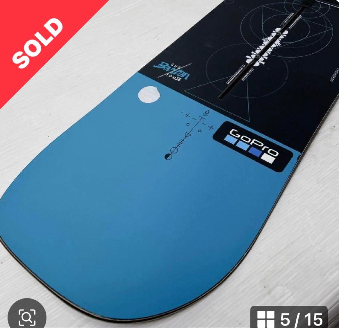 バートンカスタムcustomスノーボード156 カーテル