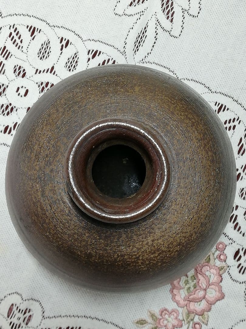 江戸末期 古備前 二升徳利 備前焼 窯印 木村の作 花入 フラワーベース 花器