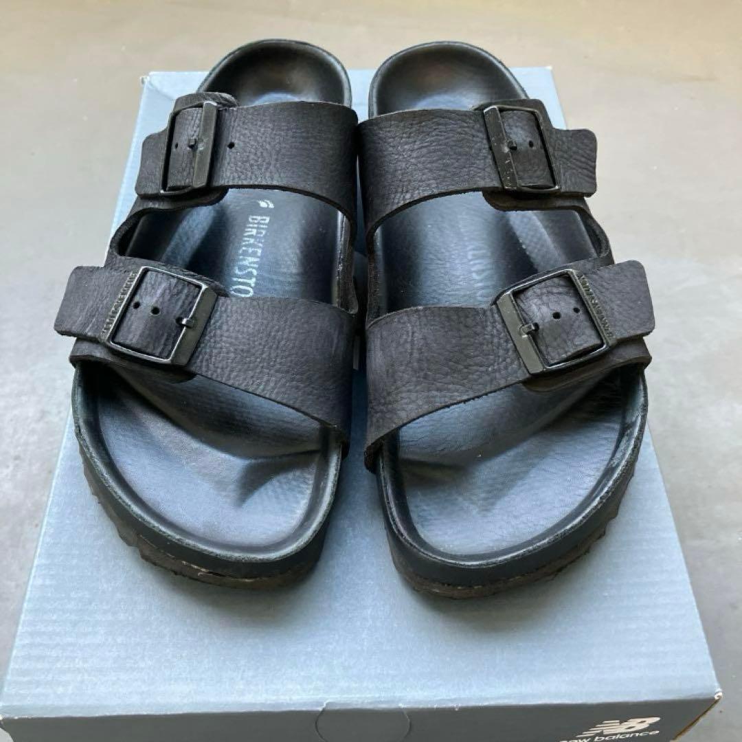 ビルケンシュトック　アリゾナ レザーサンダル　42（27.0）　ナロー幅