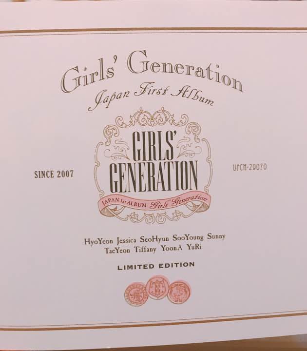 GIRLS'GENERATION JAPAN 1st ALBUM 限定盤とその他