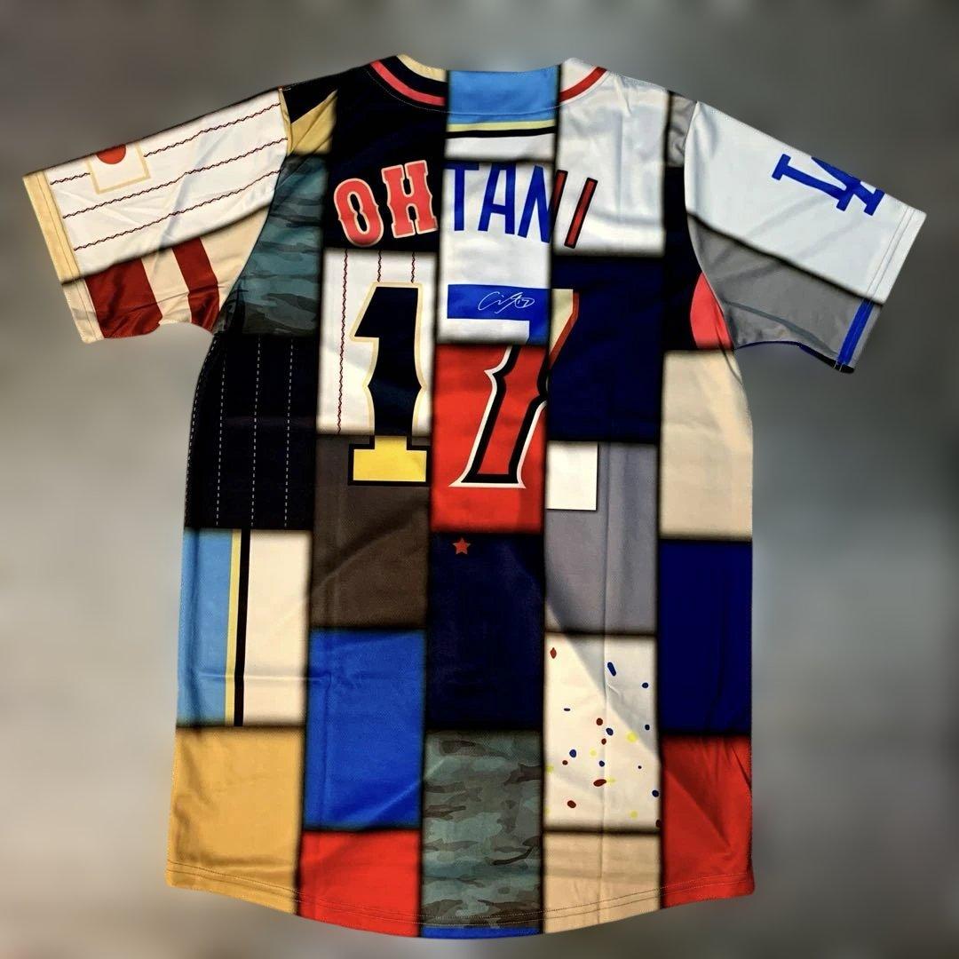 大谷翔平　signatureブランド　歴代ミックスデザインユニフォーム　ラスト１