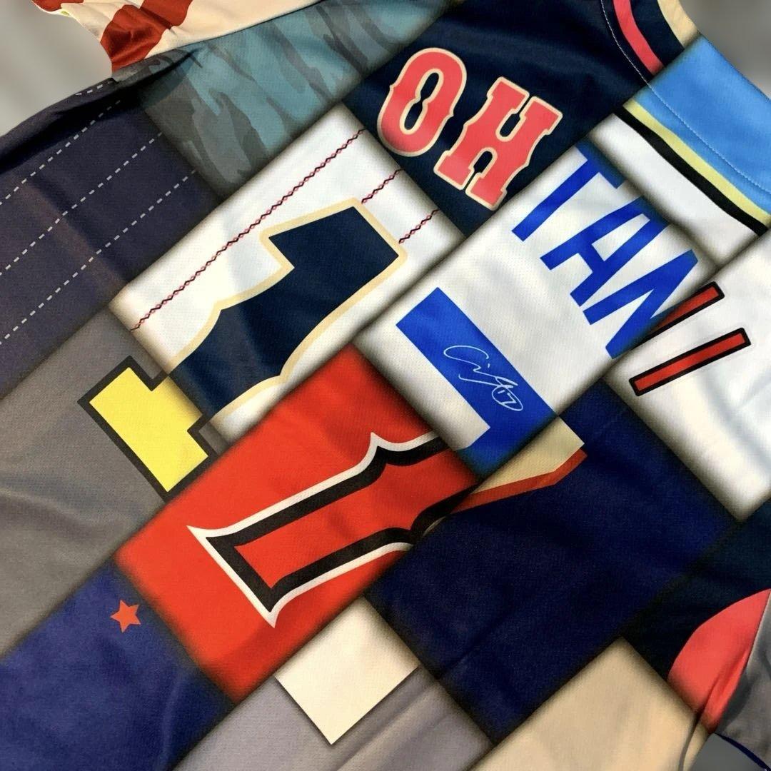 大谷翔平　signatureブランド　歴代ミックスデザインユニフォーム　ラスト１