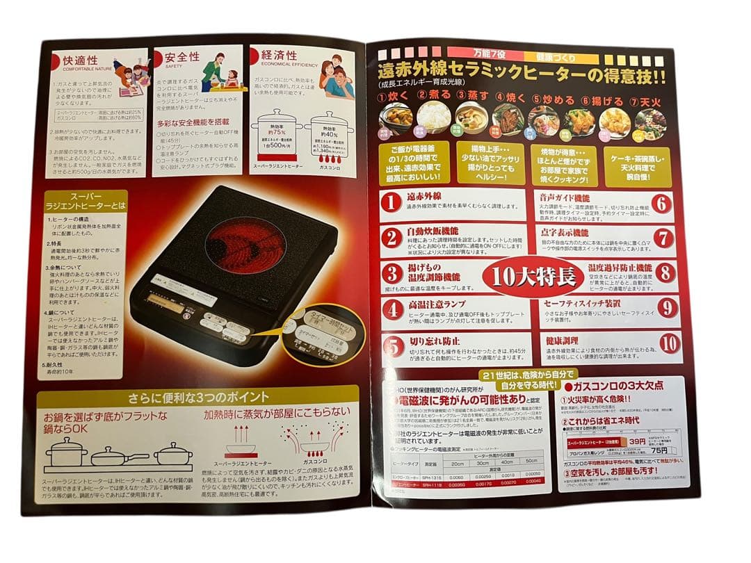 MFG セラミッククッキングヒーター FG-700 SR 2014年製