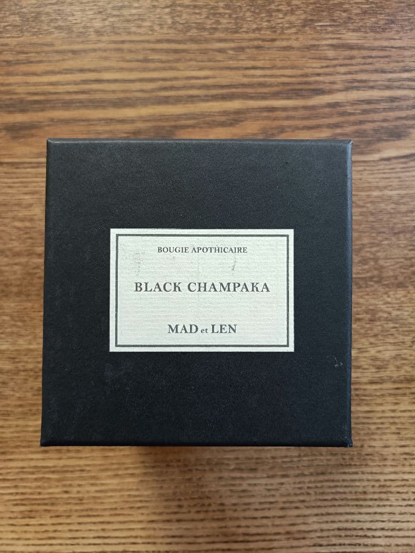 新品 MAD et LEN キャンドル マドエレン BLACK CHAMPAKA