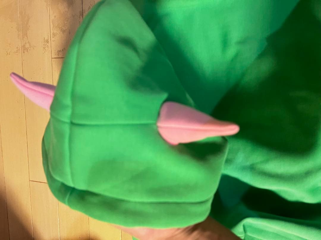 CFIERCE - CRACK ZIPUP HOODIE 緑　Green y2k