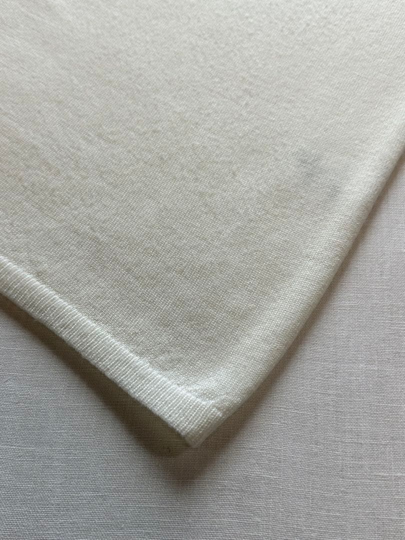 【美品クリーニング済】CRUCIANIクルチアーニホワイトウールクルーネック46