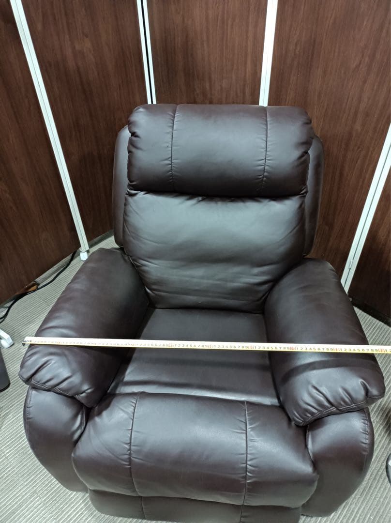 八6402【SHIFFON】シフォン 電動リクライニングソファ(キャスター付)