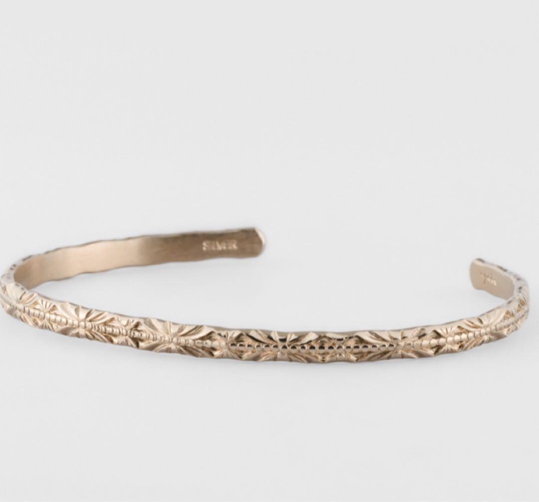 アガット　ゴールドバングル　agete