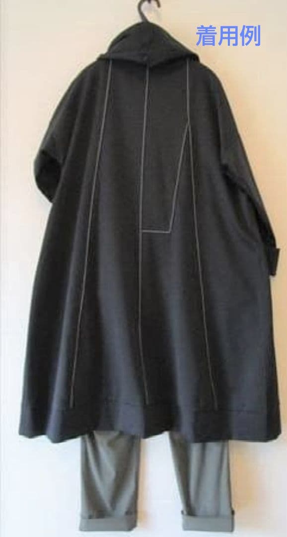 CRESCENT　ワンピース　フード襟　ゆったりサイズ