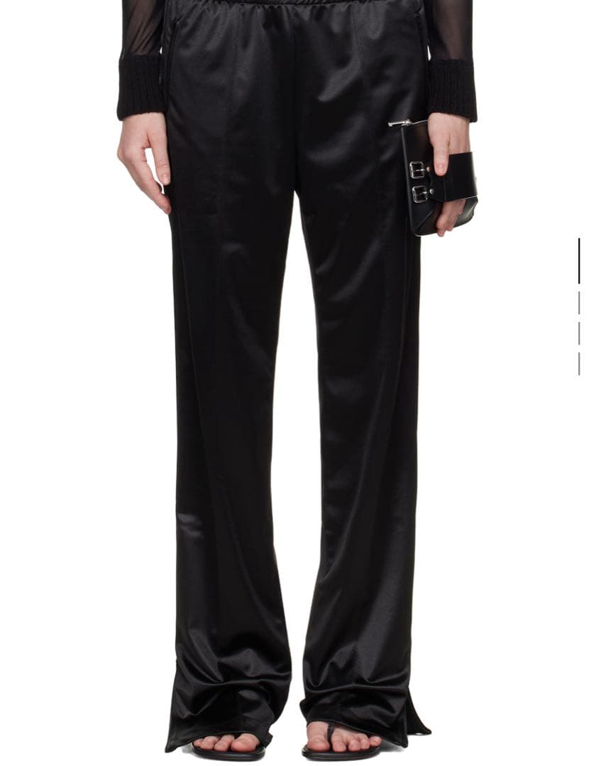 新品未使用　MM6 Maison Margiela ブラック フレアパンツ 36