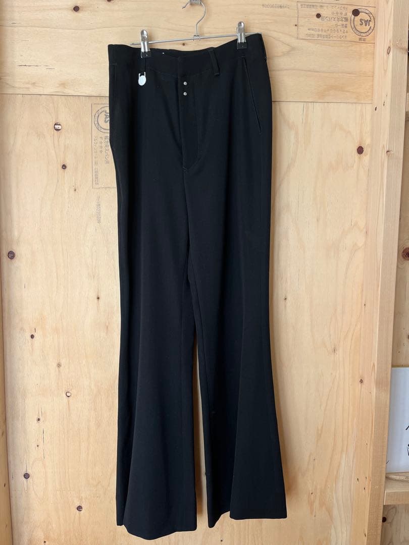 新品未使用　MM6 Maison Margiela ブラック フレアパンツ 36