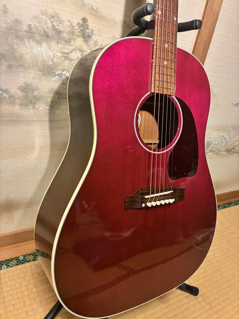 ギター Gibson J-45 standard wine red gloss