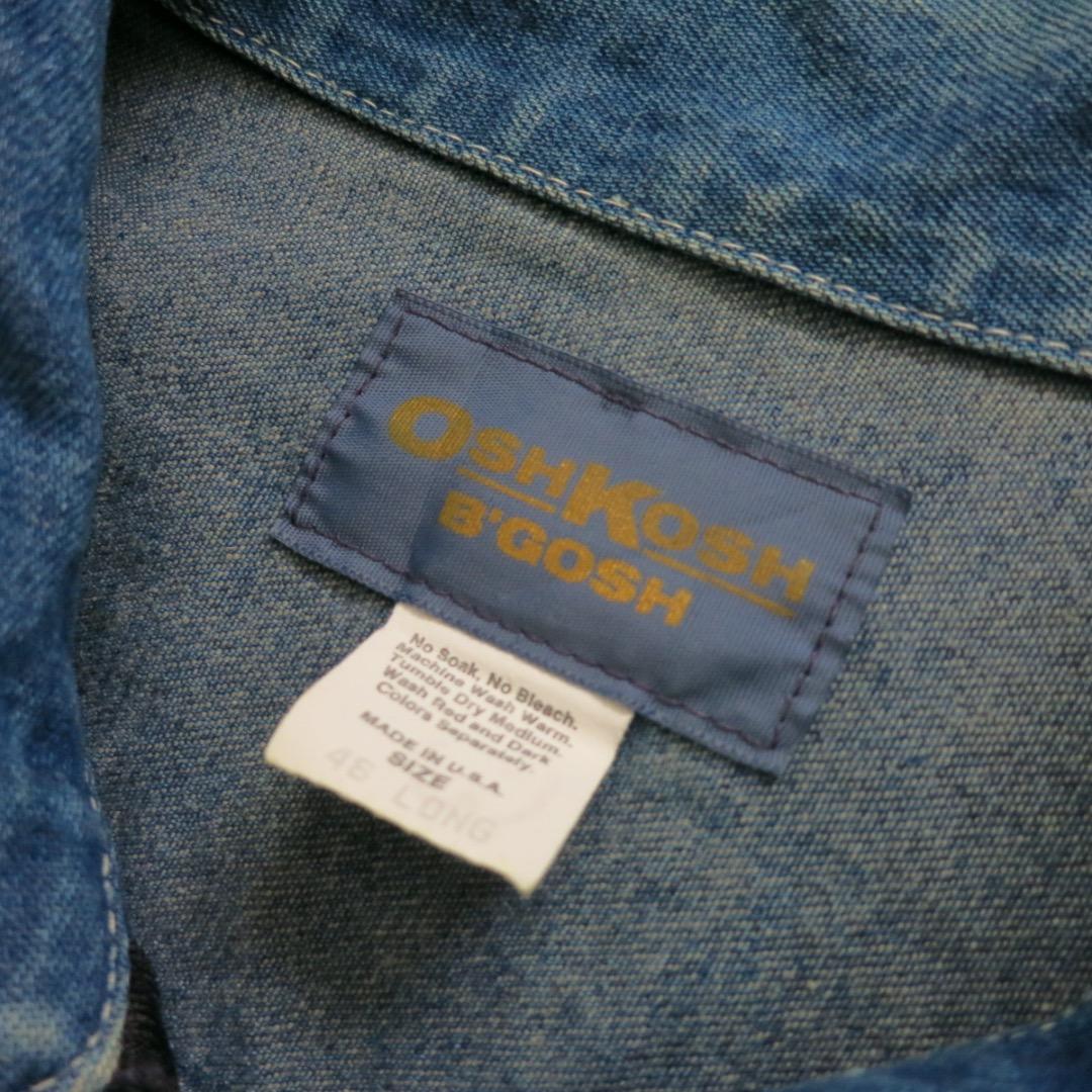 44 OSHKOSH デニムジャケット B'GOSH ワークジャケット