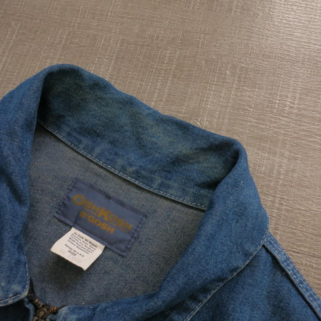 44 OSHKOSH デニムジャケット B'GOSH ワークジャケット