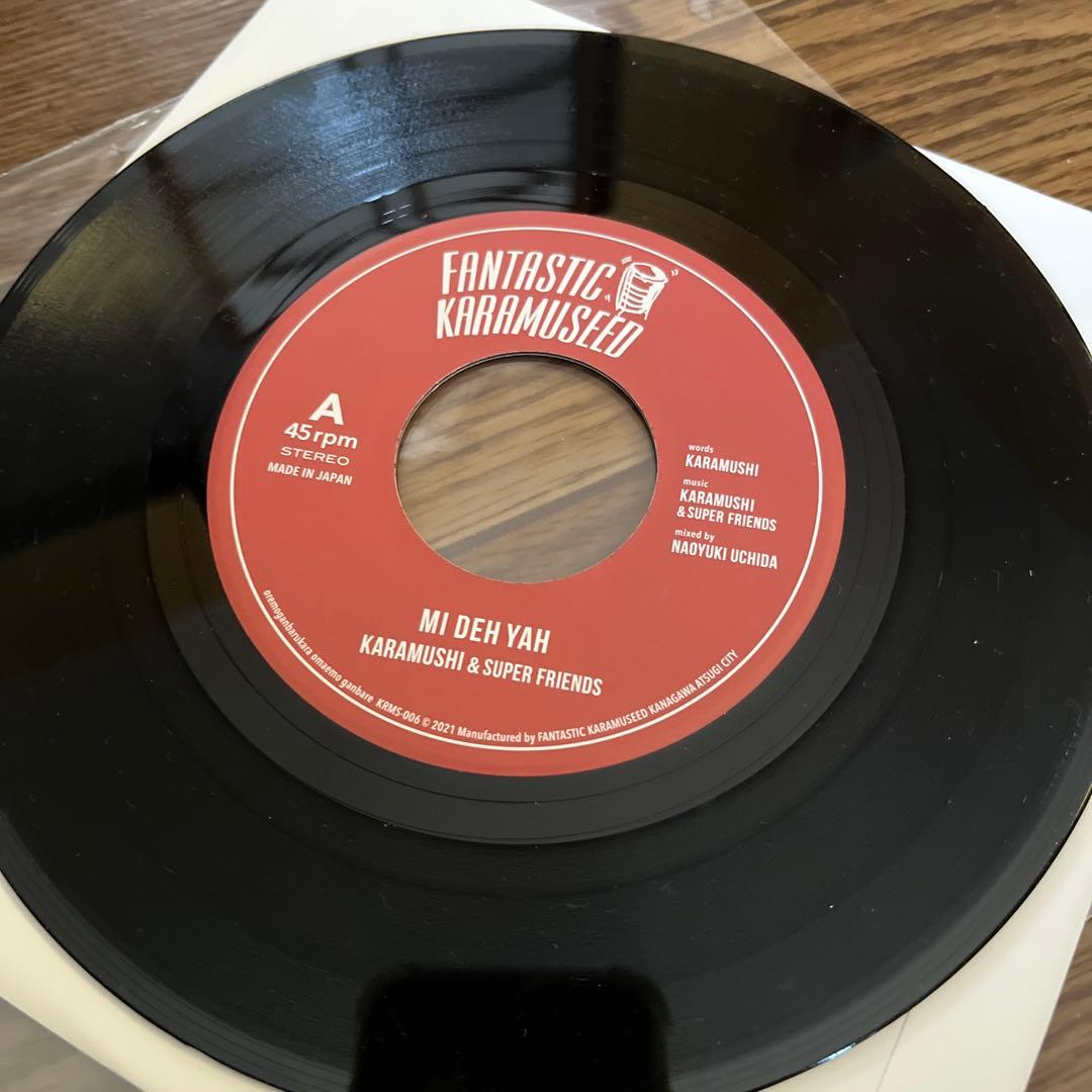 極美品 7’KARAMUSHI&SUPER FRIENDS/MI DEH YAH