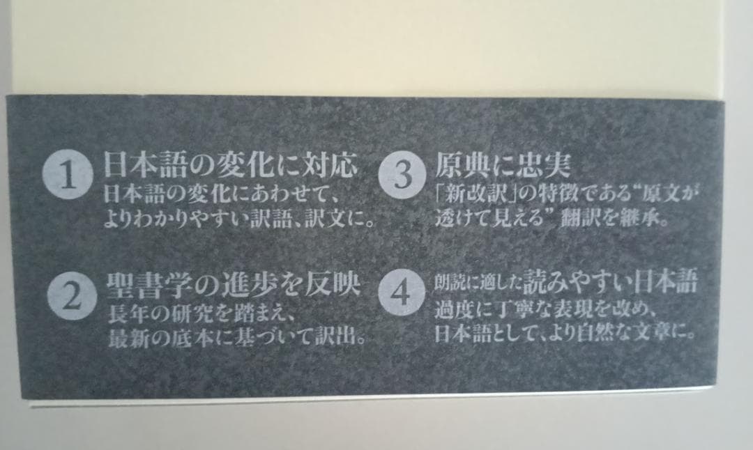 【美品・革製カバー付】NBK-10　大型版革装　聖書 新改訳 2017 革装