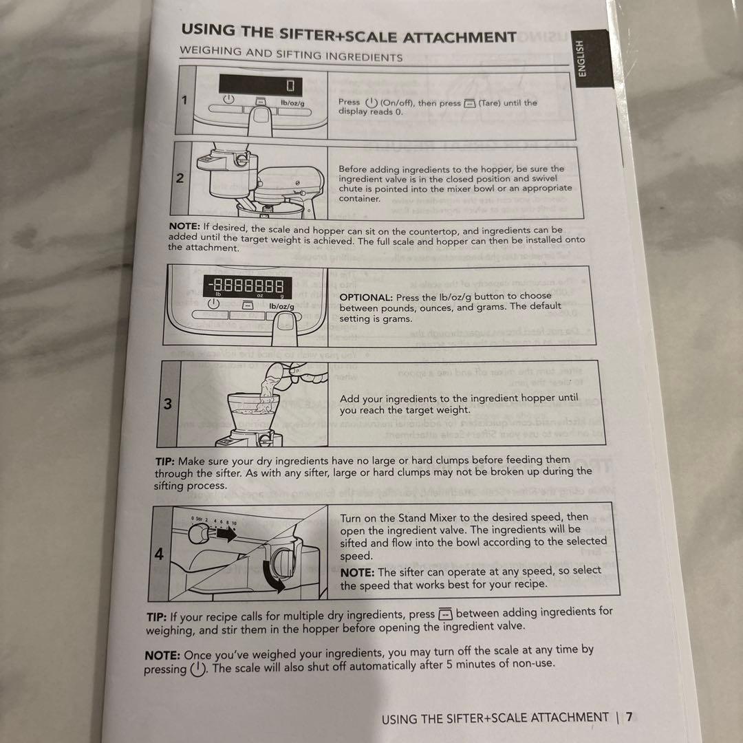 KitchenAid デジタルスケール ＆フラワーシフター　粉ふるい