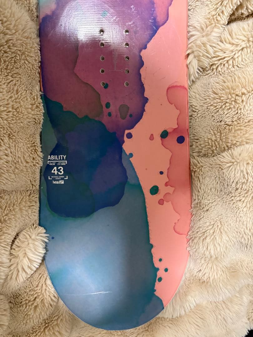 ワックス済 スノーボード 板 143cm head