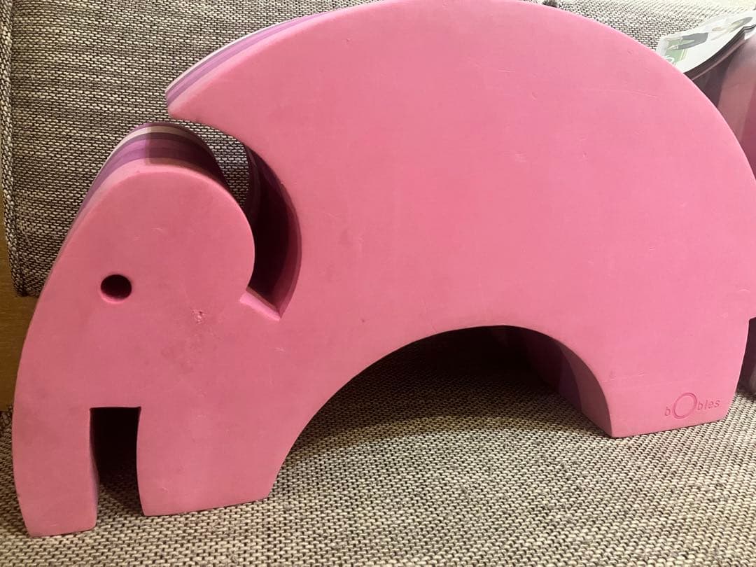 ボーネルンド bobles ボブルス ぞう アリクイ 2点セット ピンク×紫