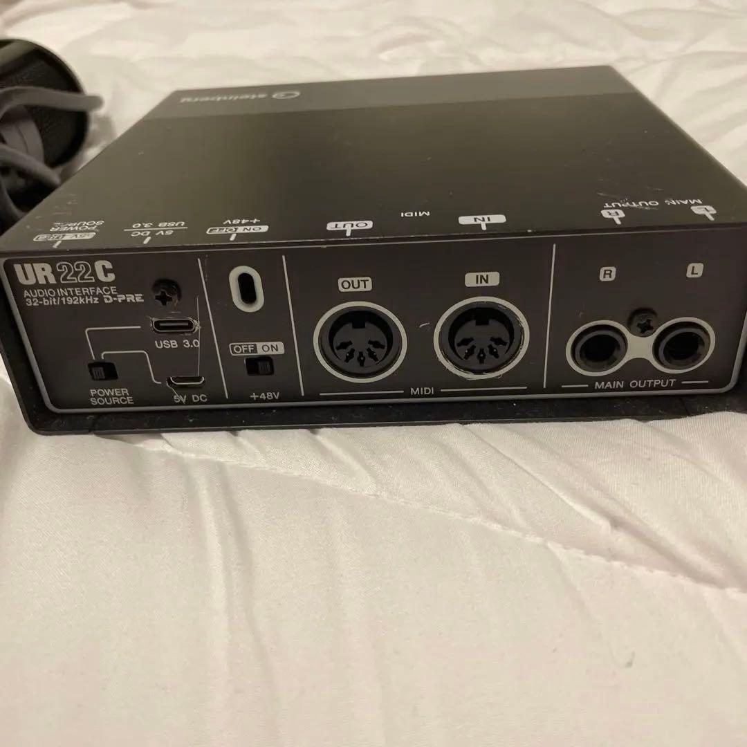 Steinberg UR22C オーディオインターフェイス マイク　ヘッドフォン