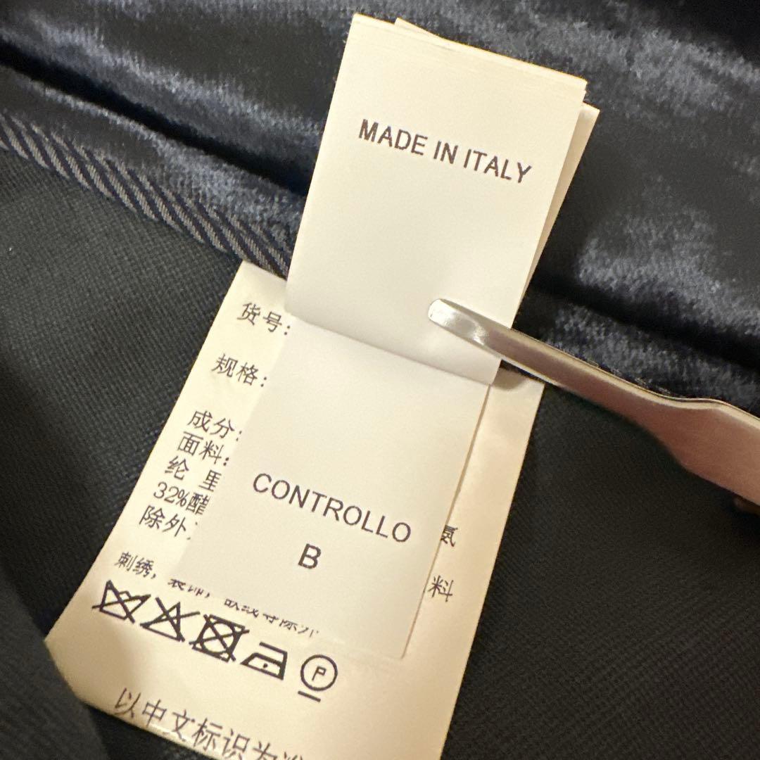 ブルネロクチネリ ベルベットパンツ 36 濃紺 イタリア製