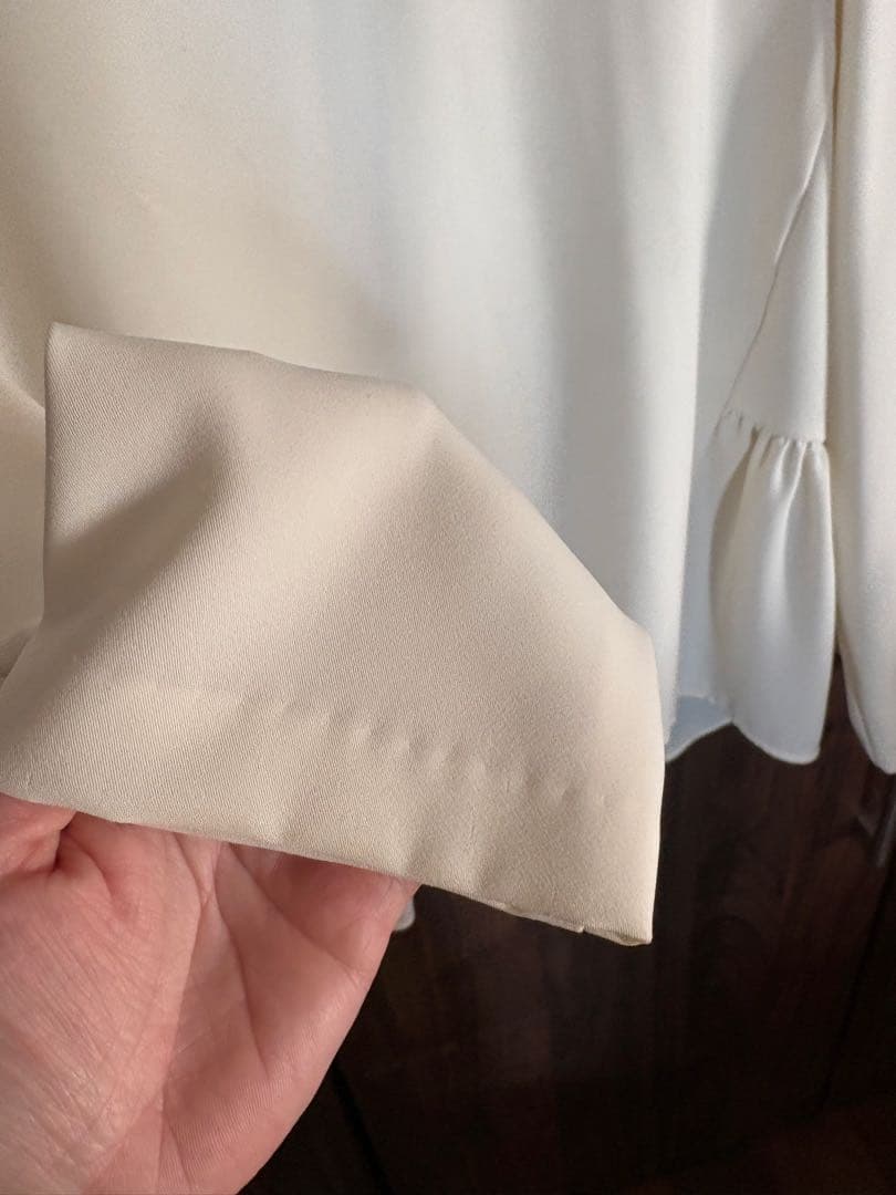 YOKO CHAN フリルヘムブラウス