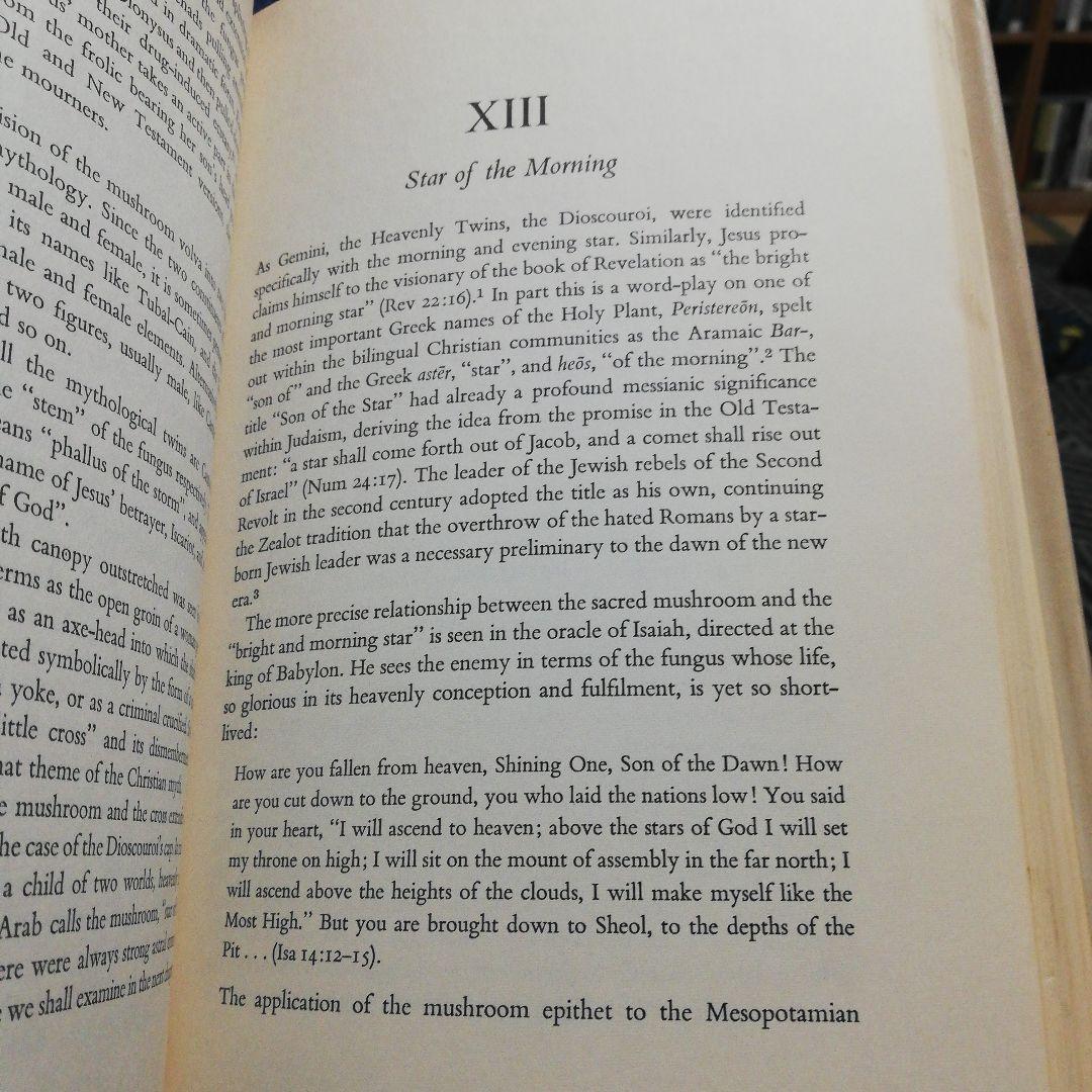 洋書 The Sacred Mushroom & Cross by Allegro