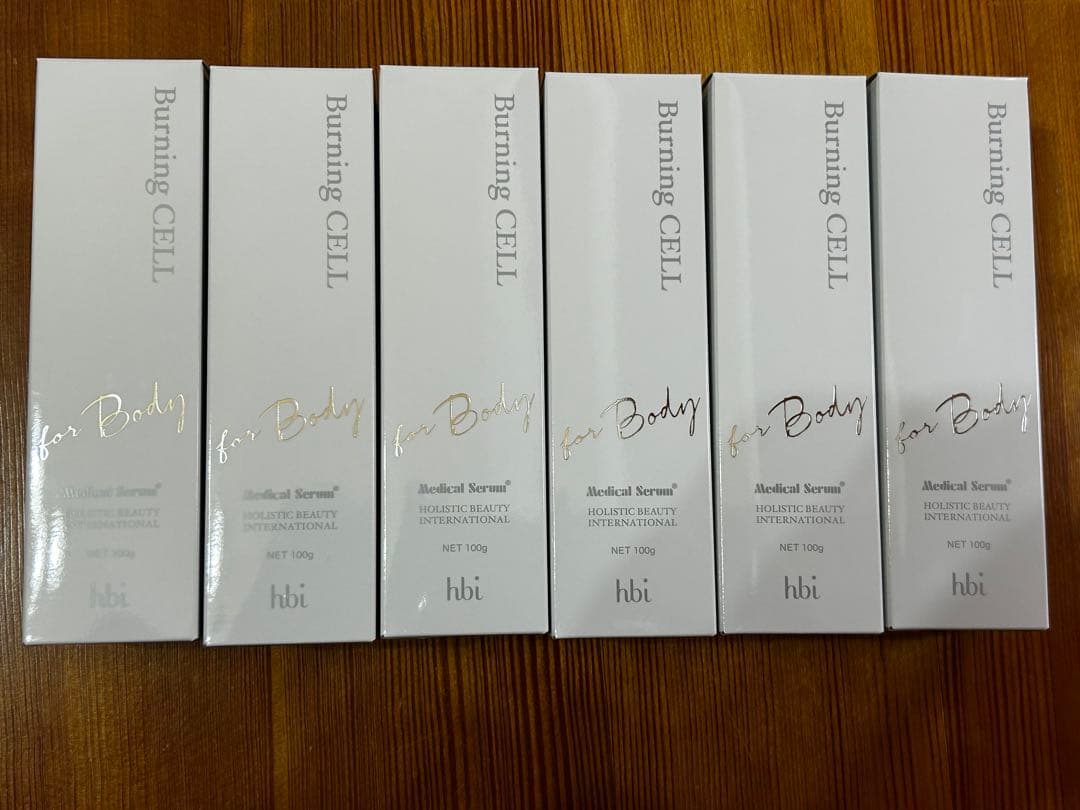 未開封 バーニングセル 100g ボディマッサージクリームR 6本