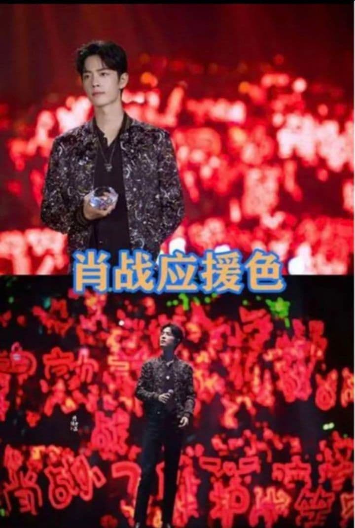 陳情令　肖戦　応援ツール　戦字LEDライト　50×50cm