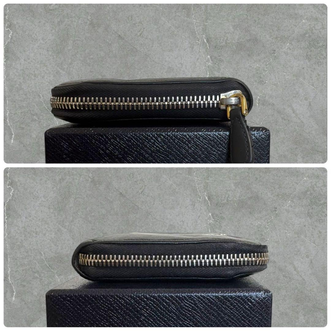 美品✨ プラダ PRADA 長財布 ファスナー サフィアーノ ブラック